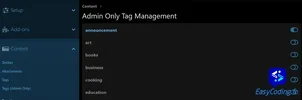 [2.3.x] Admin only tags